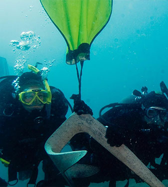 bone island divers underwater